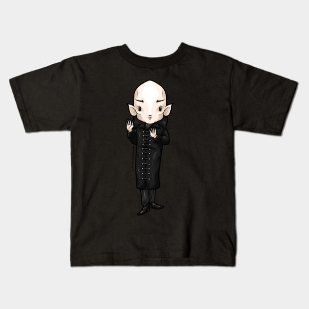 Nosferatu Kids T-Shirt by SpacebatDesigns 